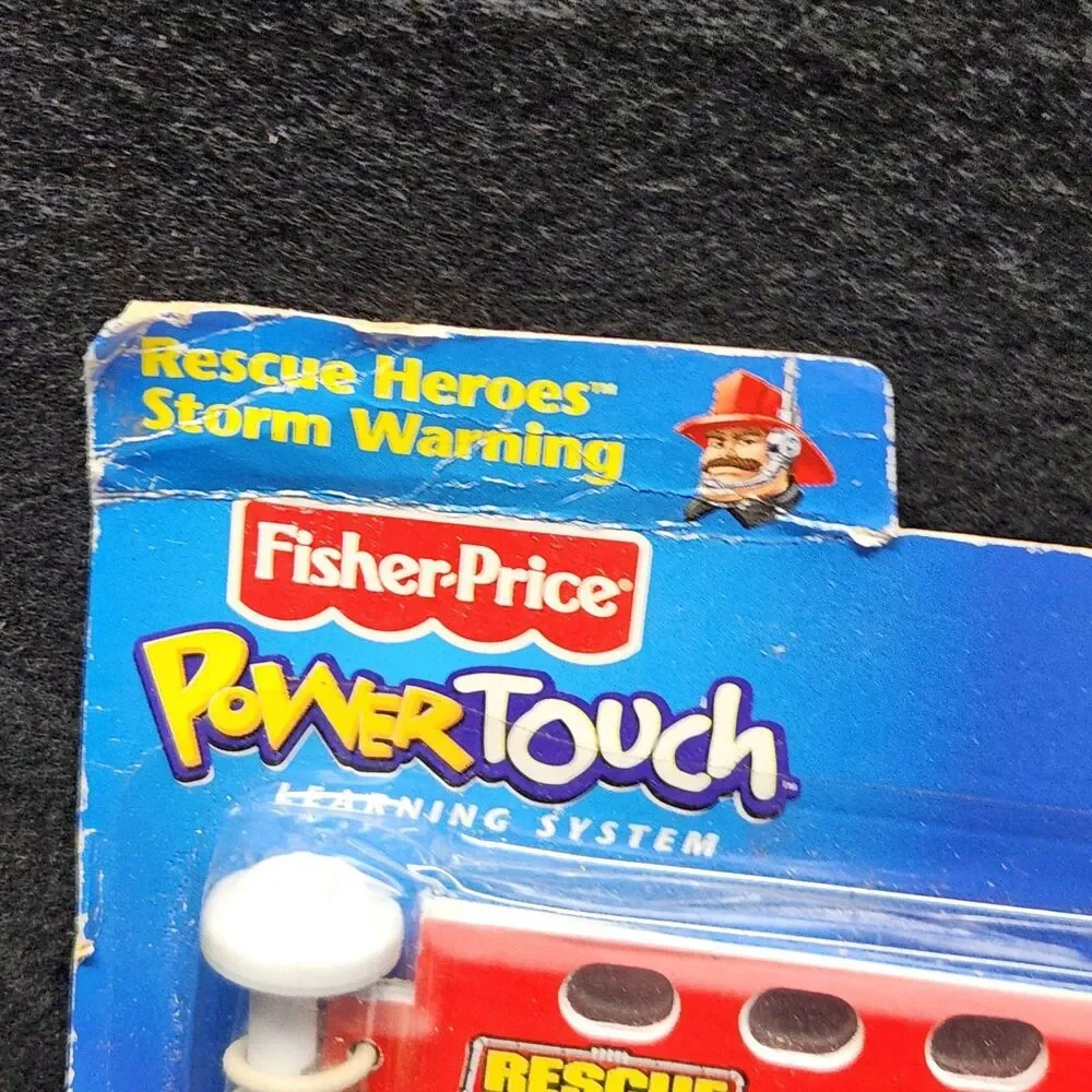 2003 Fisher Price PowerTouch Rescue Heroes STORM WARNING Book & Cartridge NEW